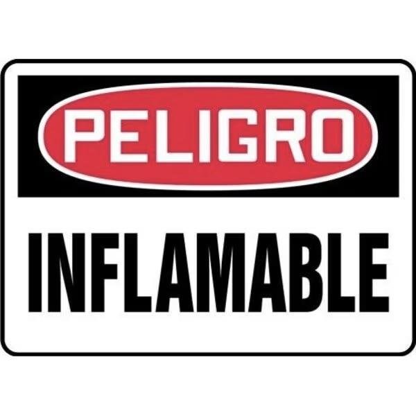 Accuform OSHA DANGER Safety Sign FLAMMABLE SHMCHL069VS SHMCHL069VS - main